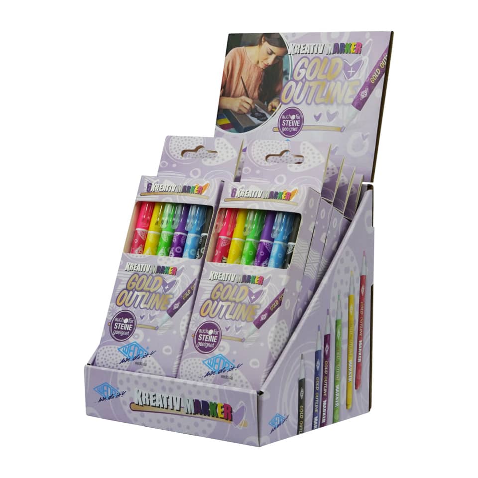 Kreativmarker, Filzmarker, Wachsmalstifte, Markerset, Farbmarker