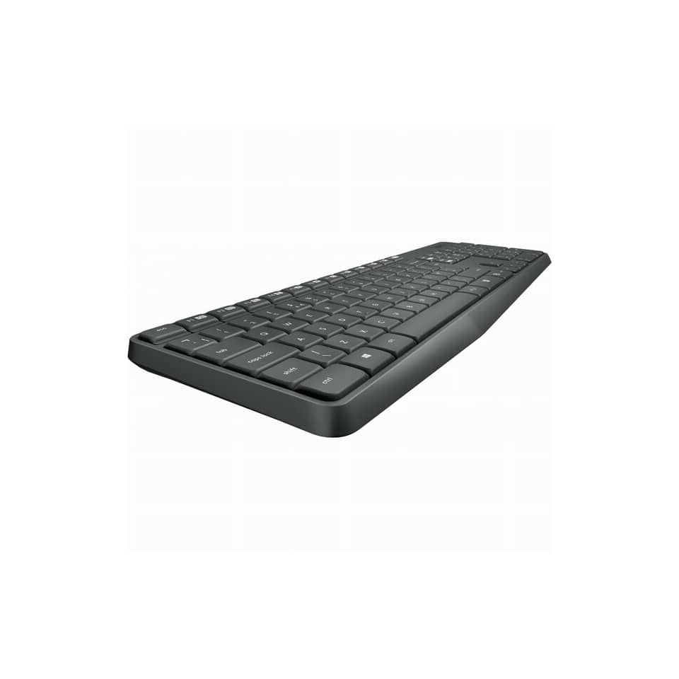 Tastatur, Drahtlos, Kompakt, Schwarz, QWERTZ