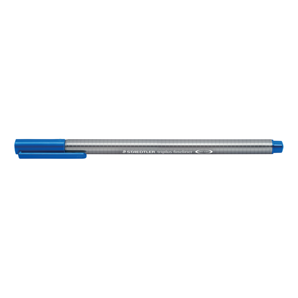 Fineliner, Tippstift, Mechanischer Stift, Blau, Grau
