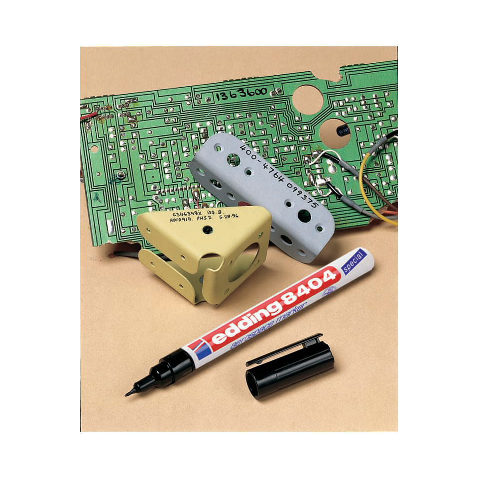 elektronische Bauteile, Schaltplatte, Lötstift, Marker, Metallhalterung