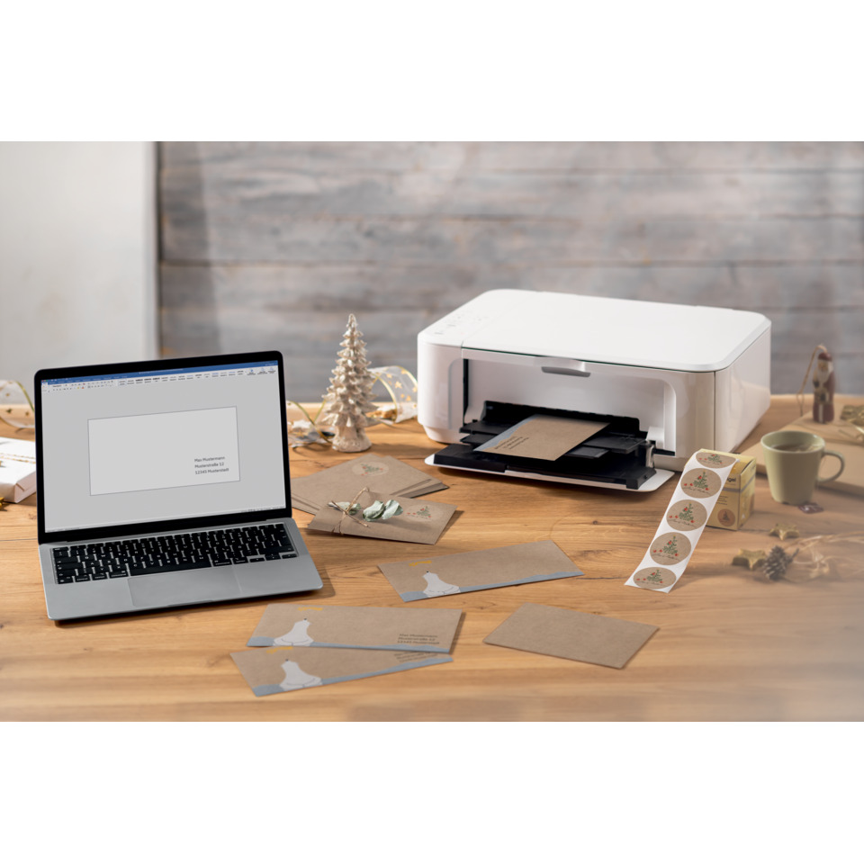 Drucker, Desktop, Laptop, Schriftverkehr, Büro