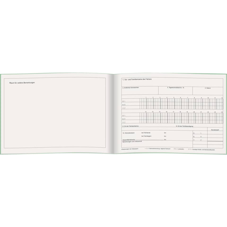Indexkarte, Notizbuch, offene Broschüre, Rasterformular, leerer Bereich