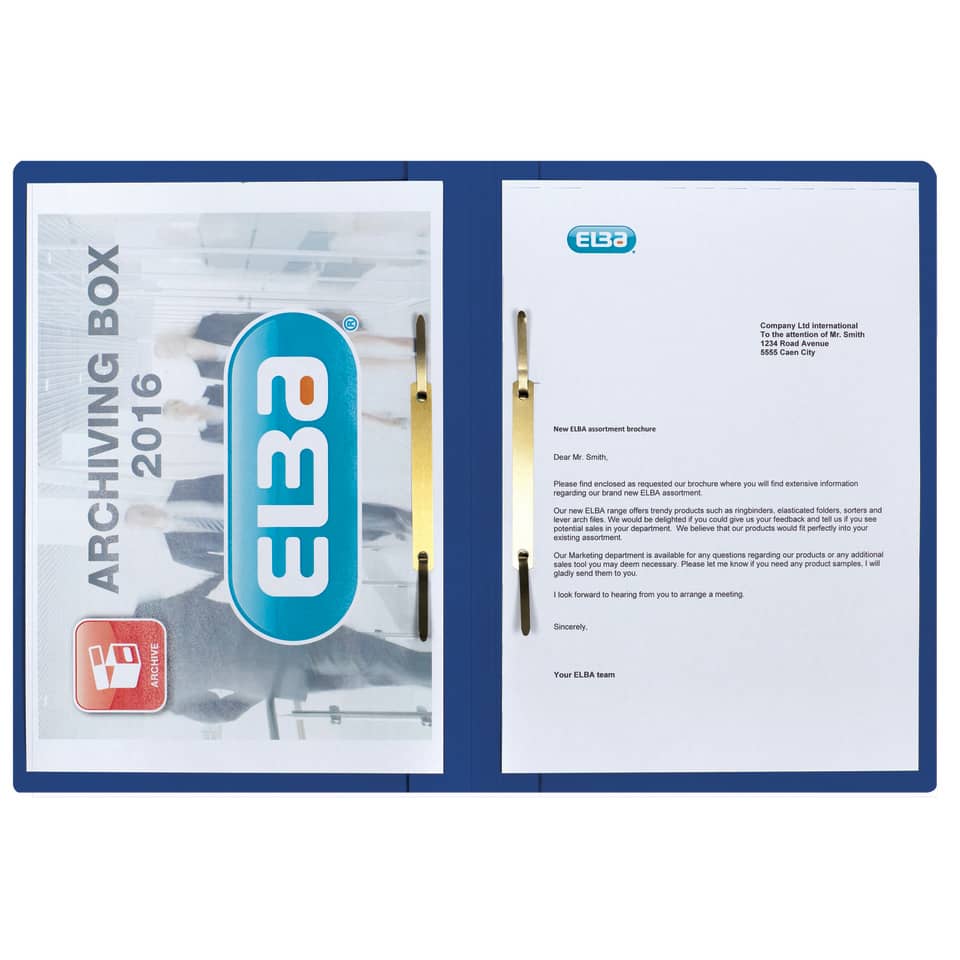 archiving, box, folder, blue, elba