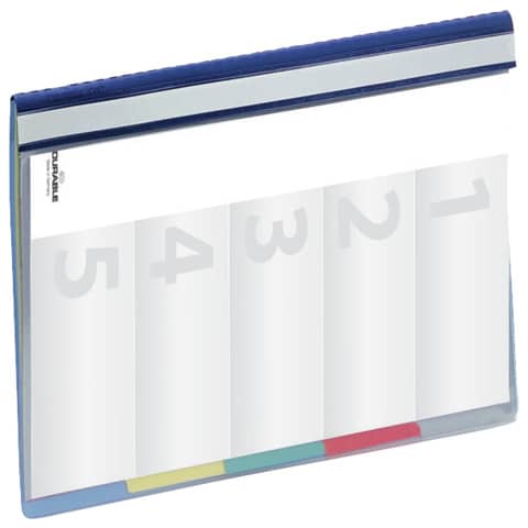 Organisationshefter DIVISOFLEX®, 5-fach Hefter, DIN A4, blau DURABLE 2557 06