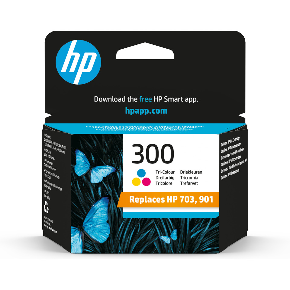Tintenpatrone, HP-Kompatibel, Drei-Farbton, Tri-Colour, Replaces HP 703, 901