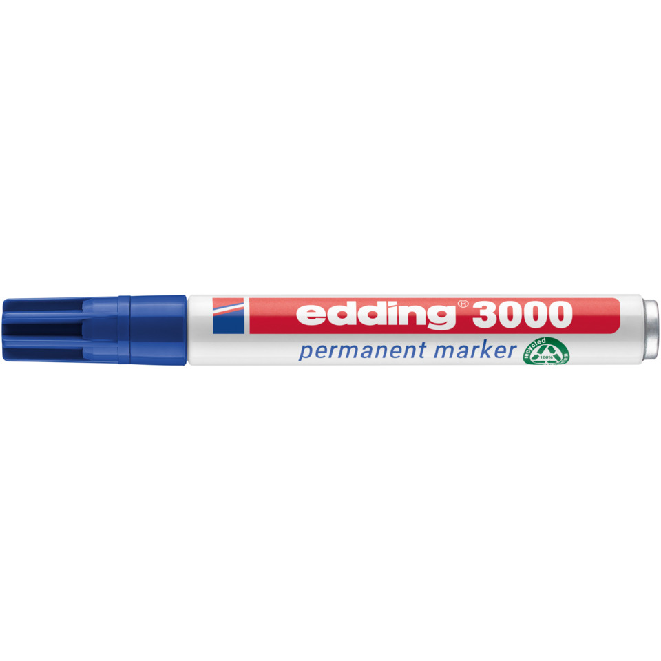 Permanentmarker, Marker, Blauer Markierstift, Edding 3000, Kühhalter?