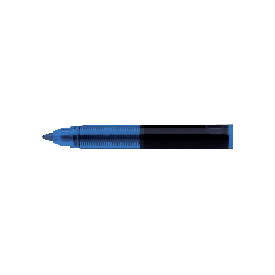 Korrekturstift, Marker, Filzstift, Deckel blau, Kunststoffstift