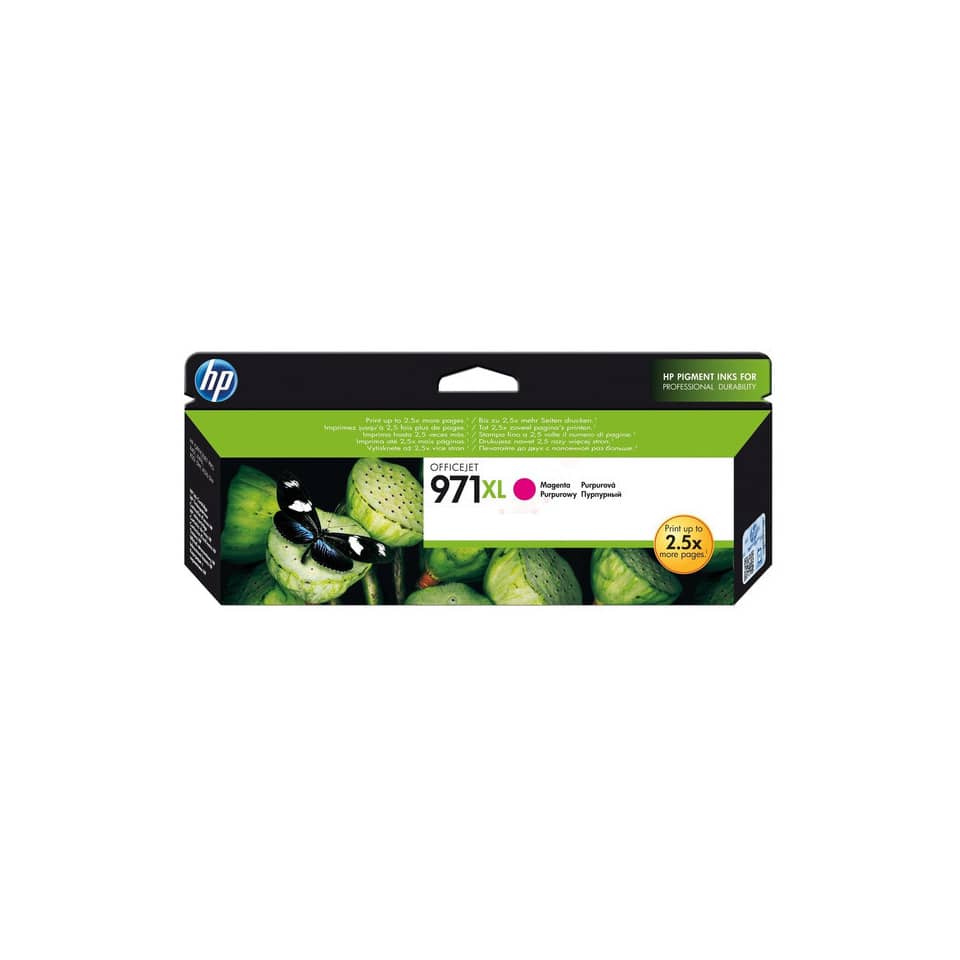 Druckerpatrone, Tintenpatrone, HP Pigmenttinte, 971XL, Magenta
