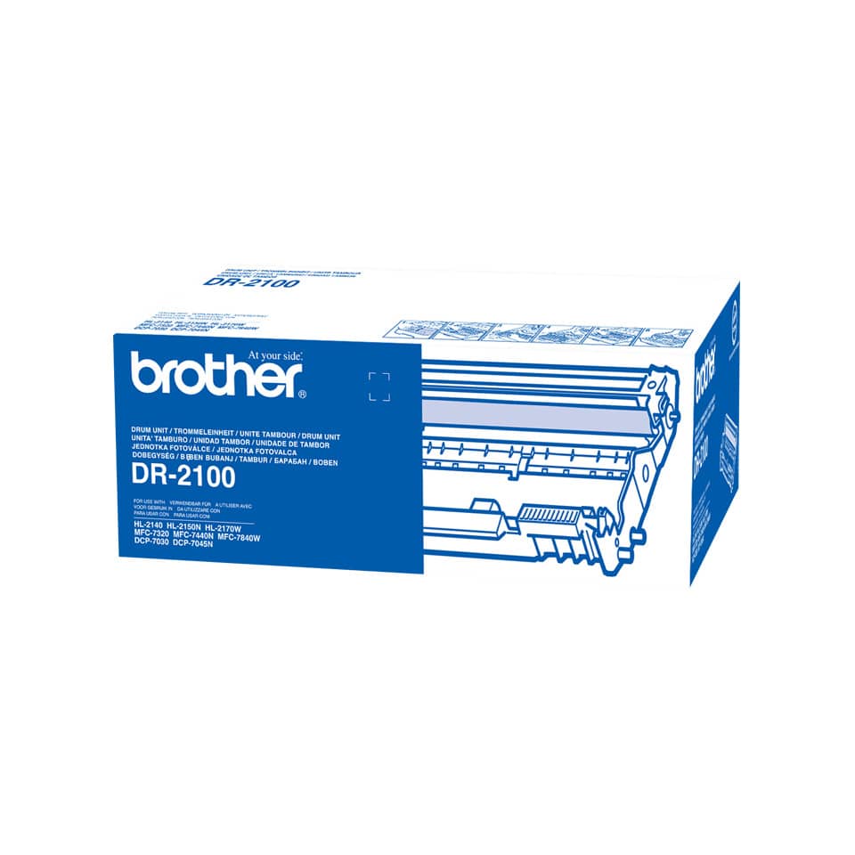 Brother toner, DR-2100, Tonerpatronen, Laserdruckerzubehör, blaue Verpackung