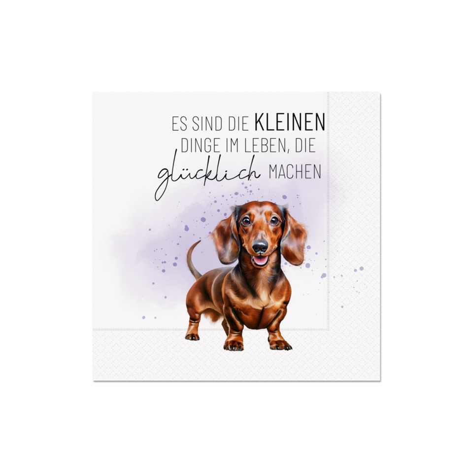 Dackel, Hund, Welpe, Kartenmotiv, Spruchkarten