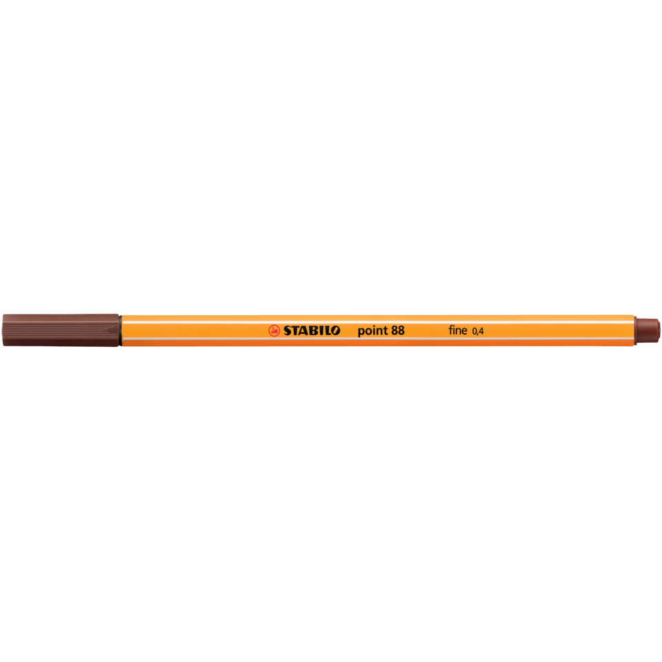 Marker, braun, orange, Doppelspitze, Grafikstift