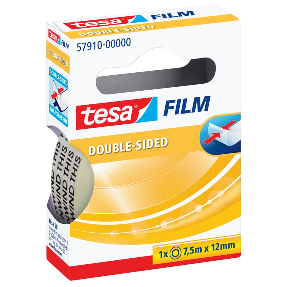 Filmm, Transparent, Doppelwandig, Band, 7,5m x 12mm