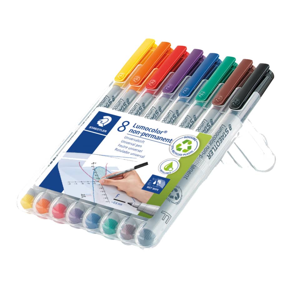 Markerstift-Set, 8 Farben, Filzstifte, Marker-Palette, Mehrfarbig