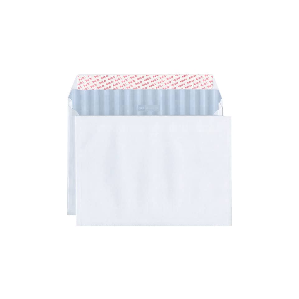 weiße Briefumschlag, Eilumschlag, Umschlag aus Papier, Weißer Versandumschlag, Druckklebende Innenhülle