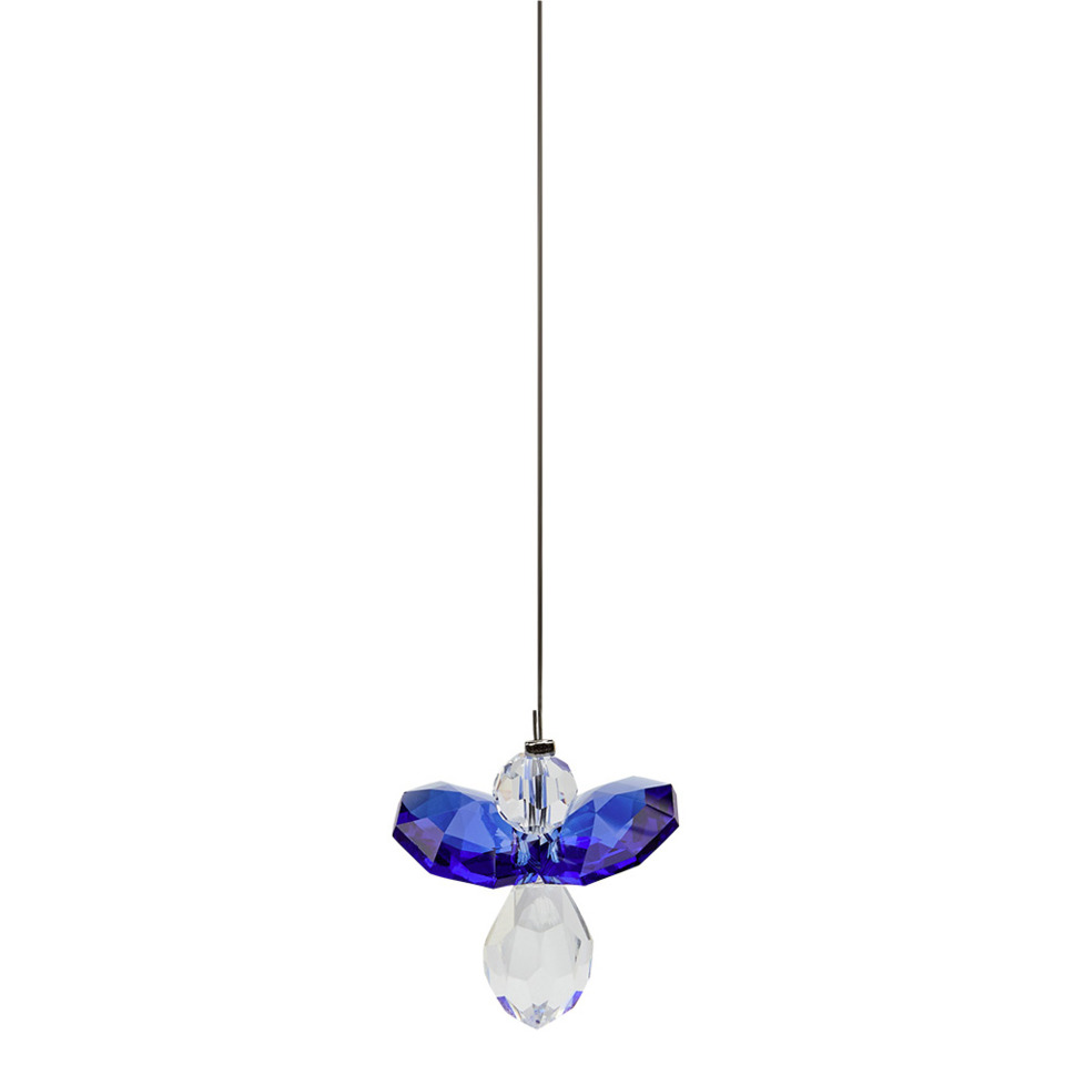 pendant, crystal, hängender schmuck, blau kristall, facettiert