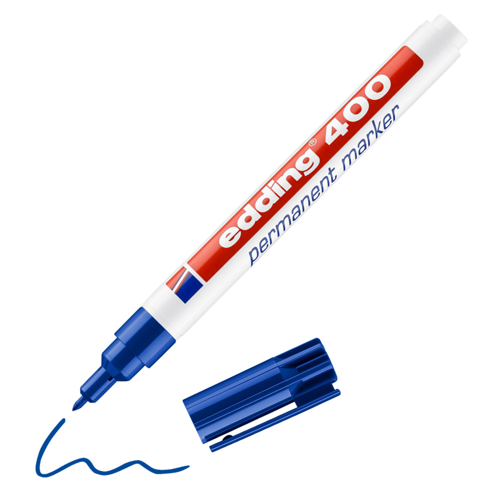 Permanentmarker, blue ink, feinspitze, Marker, Stift