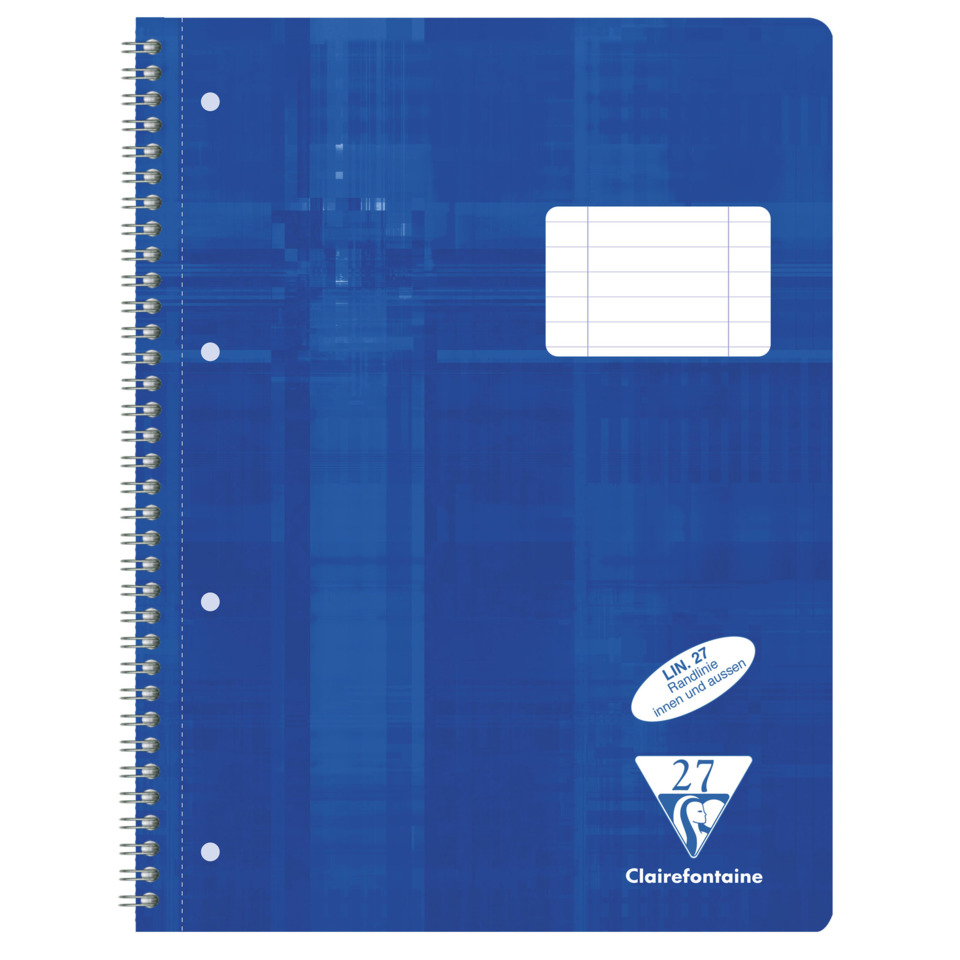 Collegeblock, A4, 80 Blatt, Lin.27, liniert, sortiert CLAIREFONTAINE 68256C