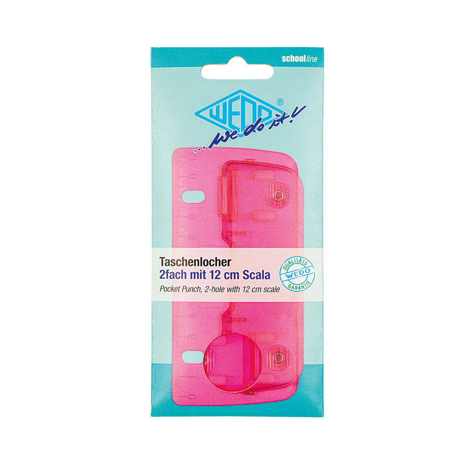 Taschenlocher, 2-fach, 12 cm, Pocket Punch, WeDo?
