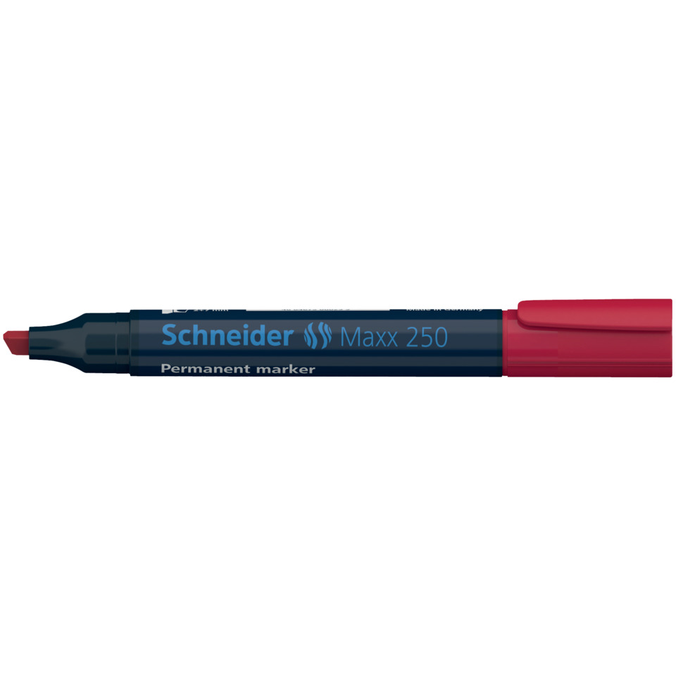Permanentmarker, Marker, Kugelschreiber?, Rote Kappe, Schneider Maxx 250