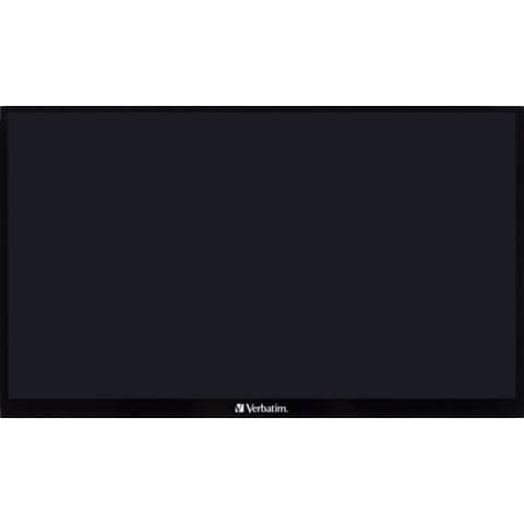 Monitor tragbar 15,6" Full HD 1080p Metallgehäuse   schwarz VERBATIM 49592