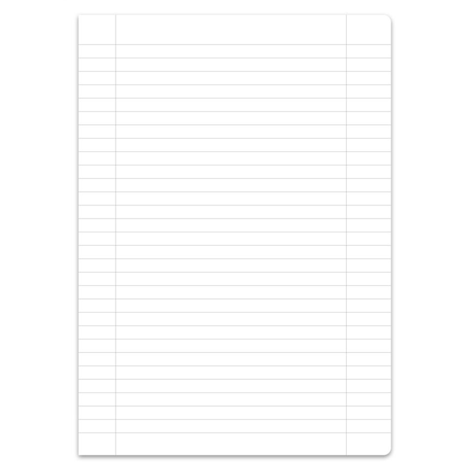 Notizbuch, Linierte Seite, A4, Heft, Schreibblock