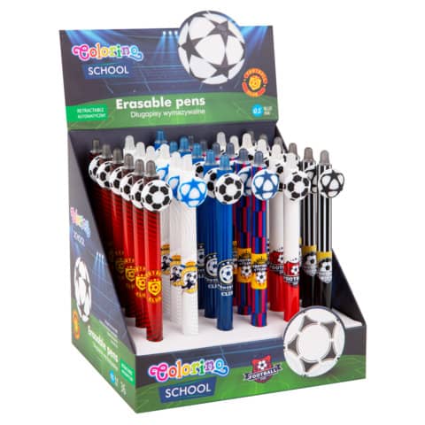 Tintenroller Football radierbar, sortiert COLORINO 17309PTR