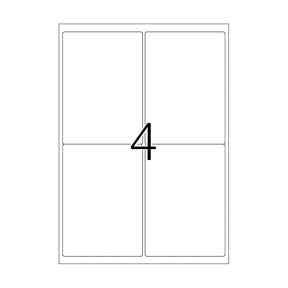 vier-fenster-outline, plakat, rahmen, nummer-4