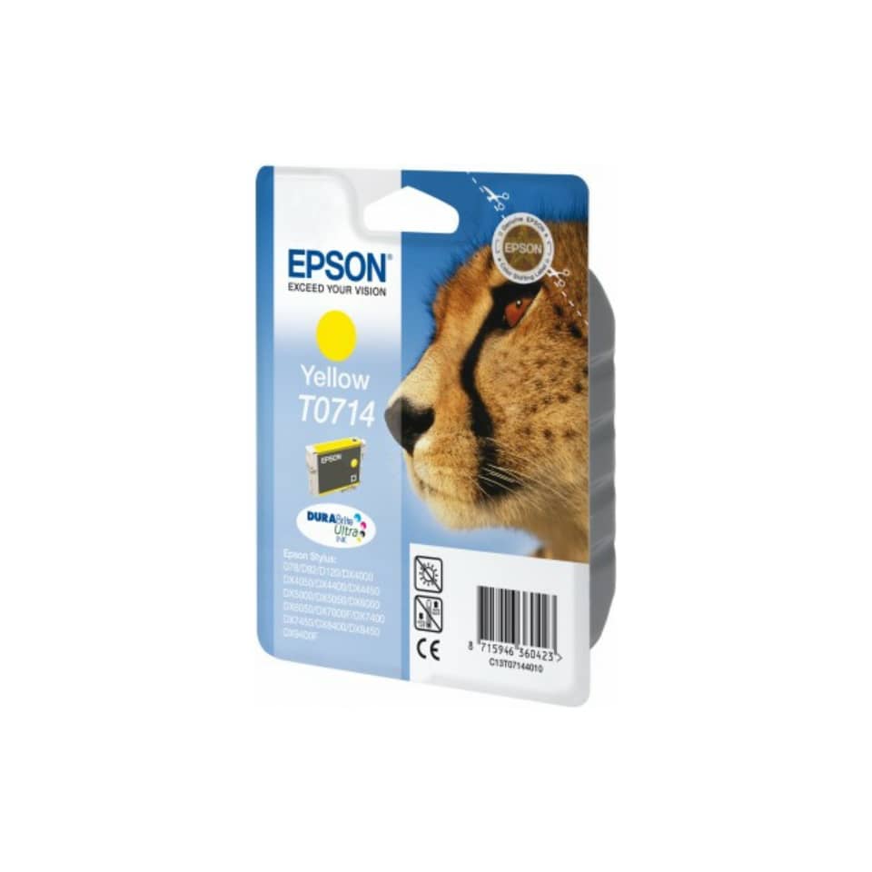 Tintenpatrone, Druckerpatrone, Yellow, T0714, Epson