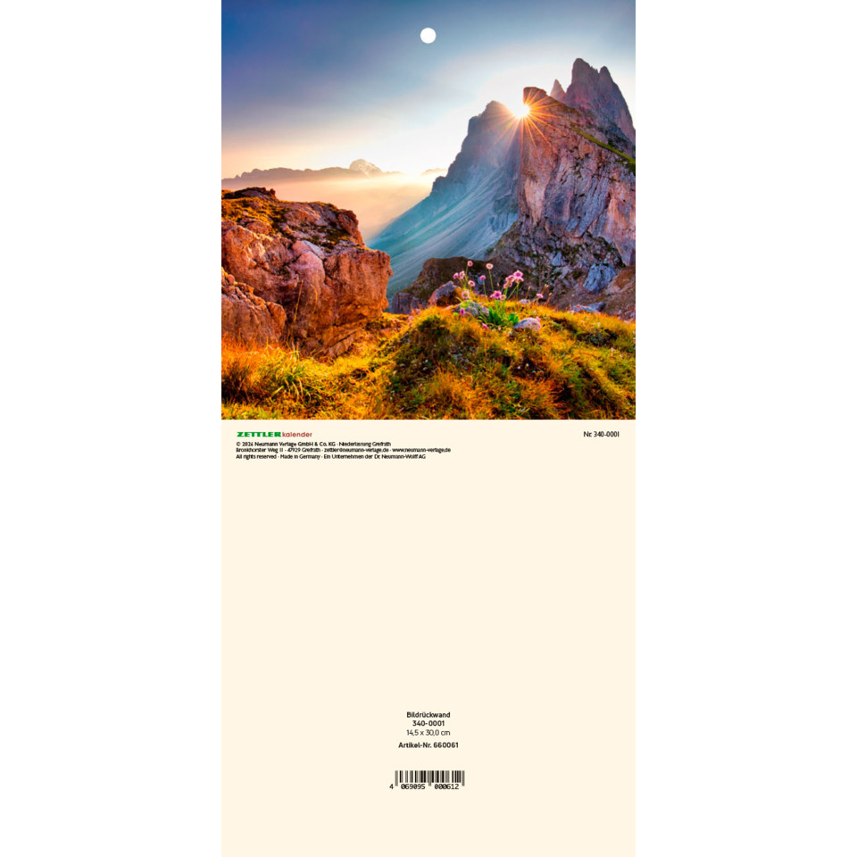Alpenlandschaft, Berggipfel, Sonnenaufgang, Wiese, Blumen