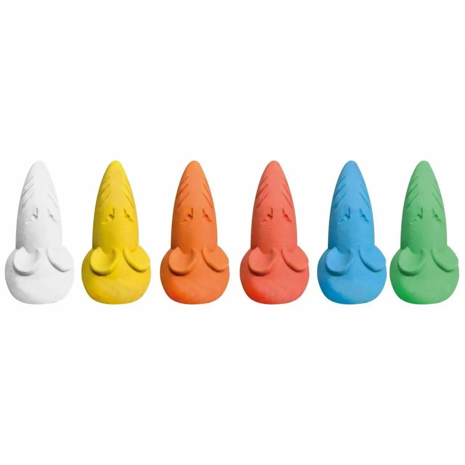 Gummiearbüche, Buntes Gummi, Kegelhörner, Mehrfarbig, Kleintier-Schutzkappe