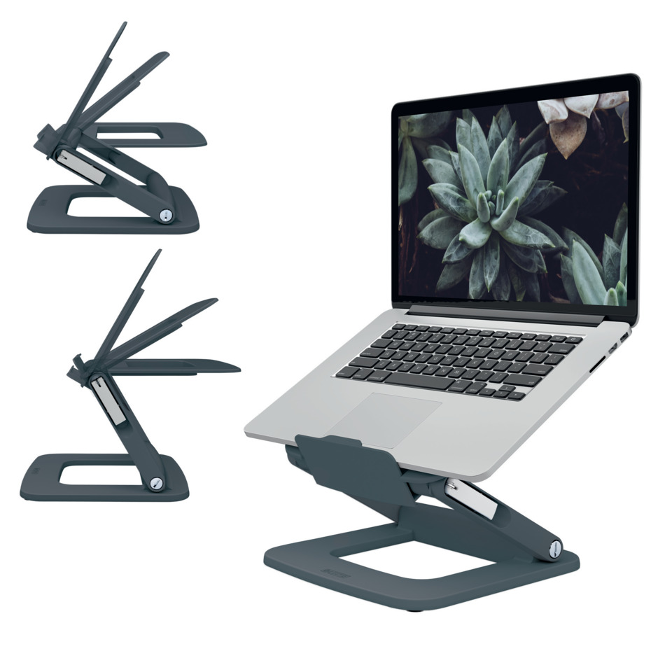 Laptophalterung, Laptopständer, Verstellbarer Ständer, Schreibtischhalterung, Klemme/Clamp