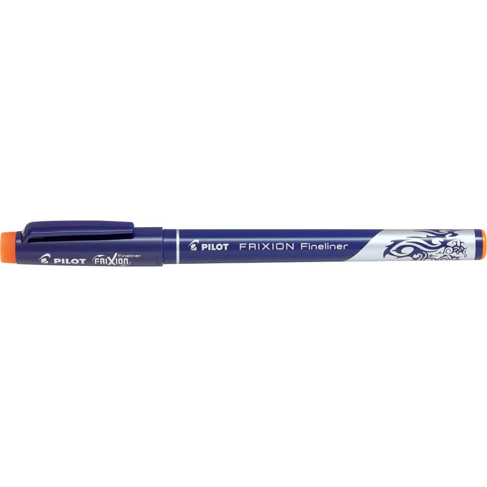 Kunststoffe, Kugelschreiber, Frixion, Blau, Gleiter, Kappe orange