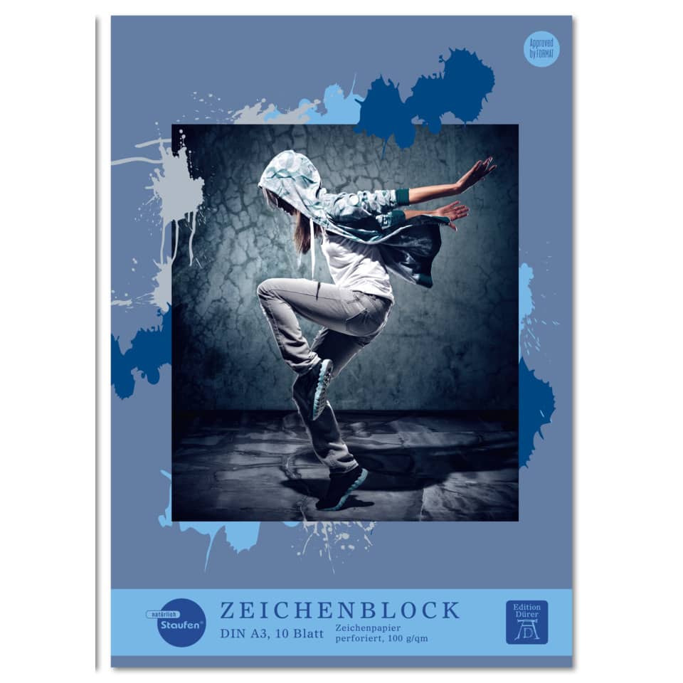 tanz, jacke, sportliche pose, grau-weiße kleidung, kunst-rahmen