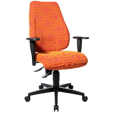 Fitness-Drehstuhl Lady SITNESS retro orange TOPSTAR LT0BK K87