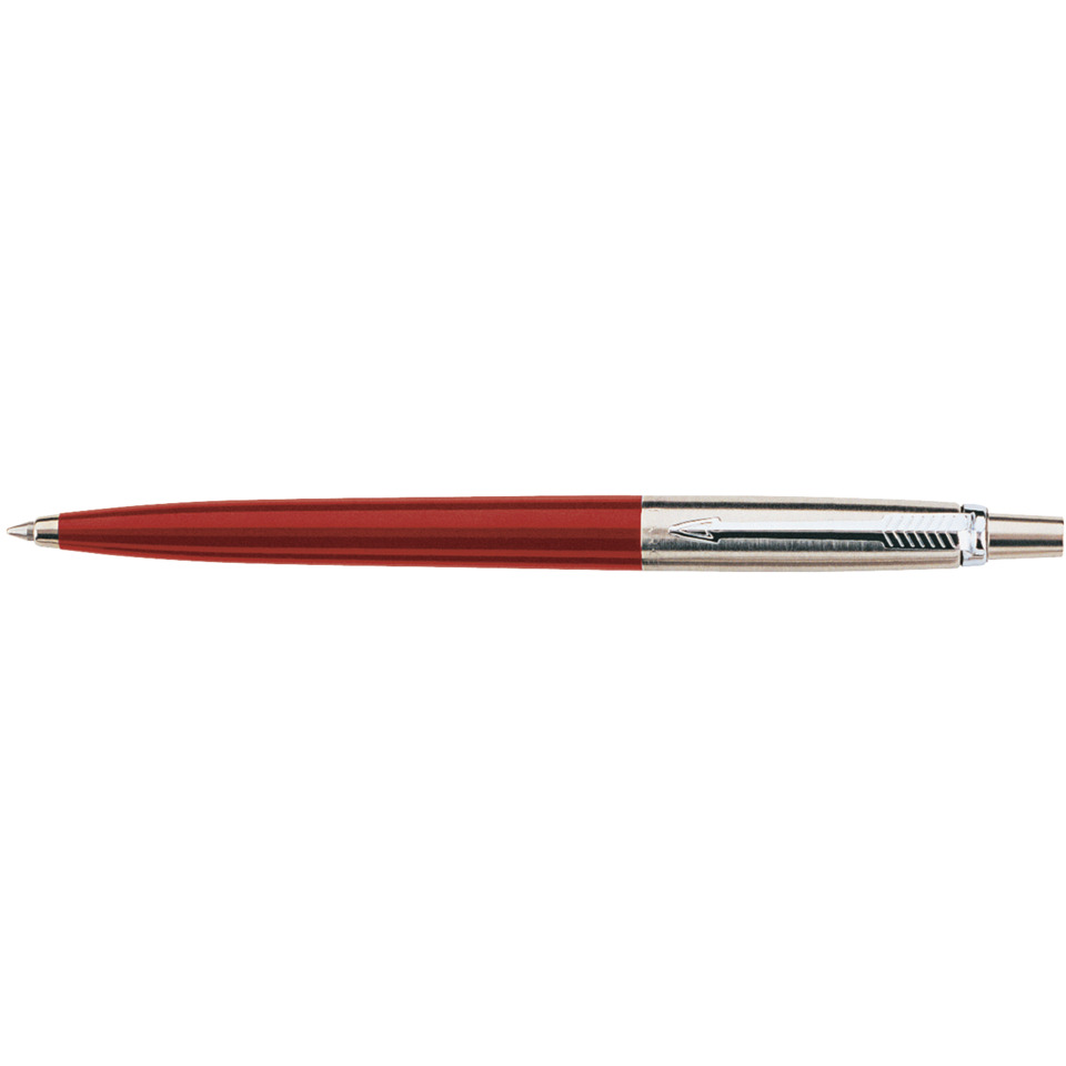 Kugelstift, Kugelpen, rot, Metallclip, Holz/Material bekannt?