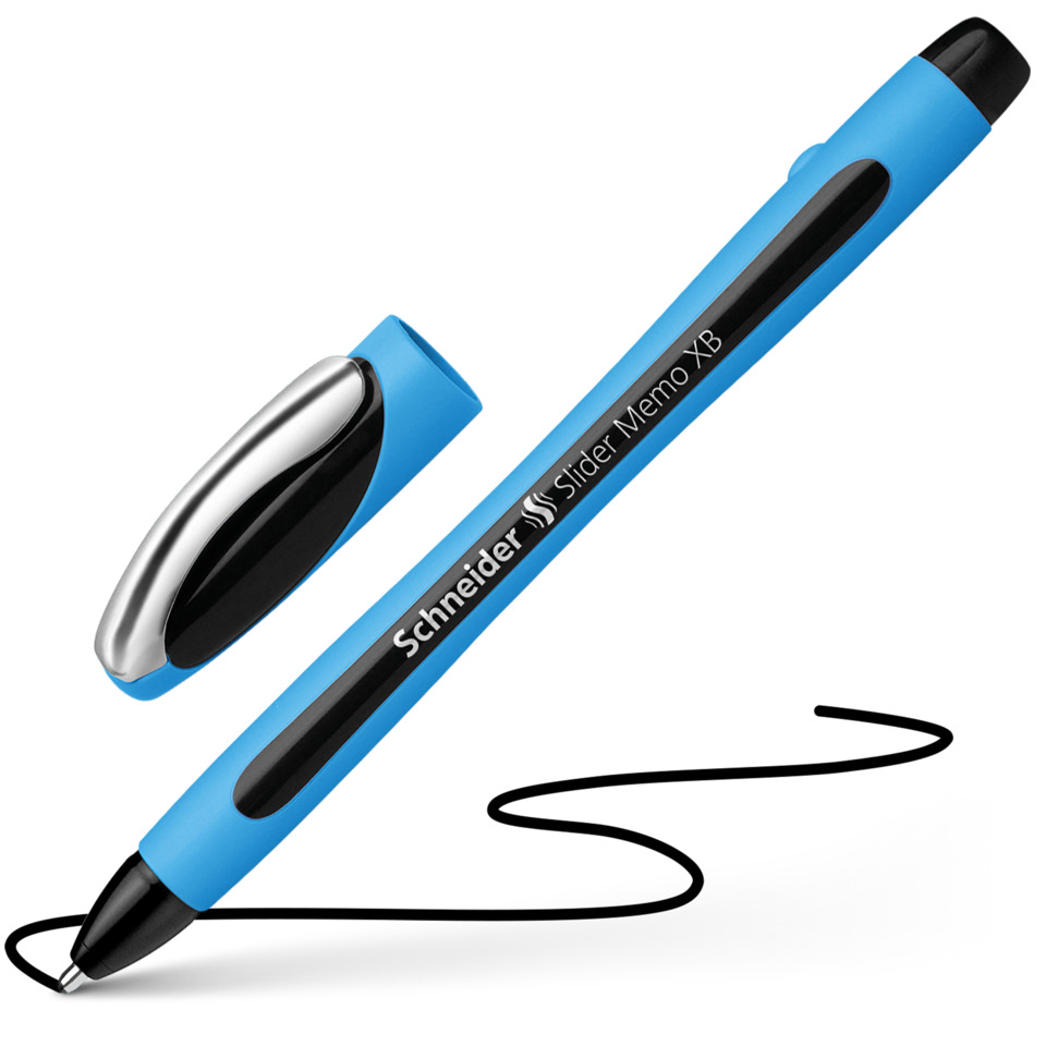 Kugelschreiber, Schreibset, Blau, Clip, Gummigriff