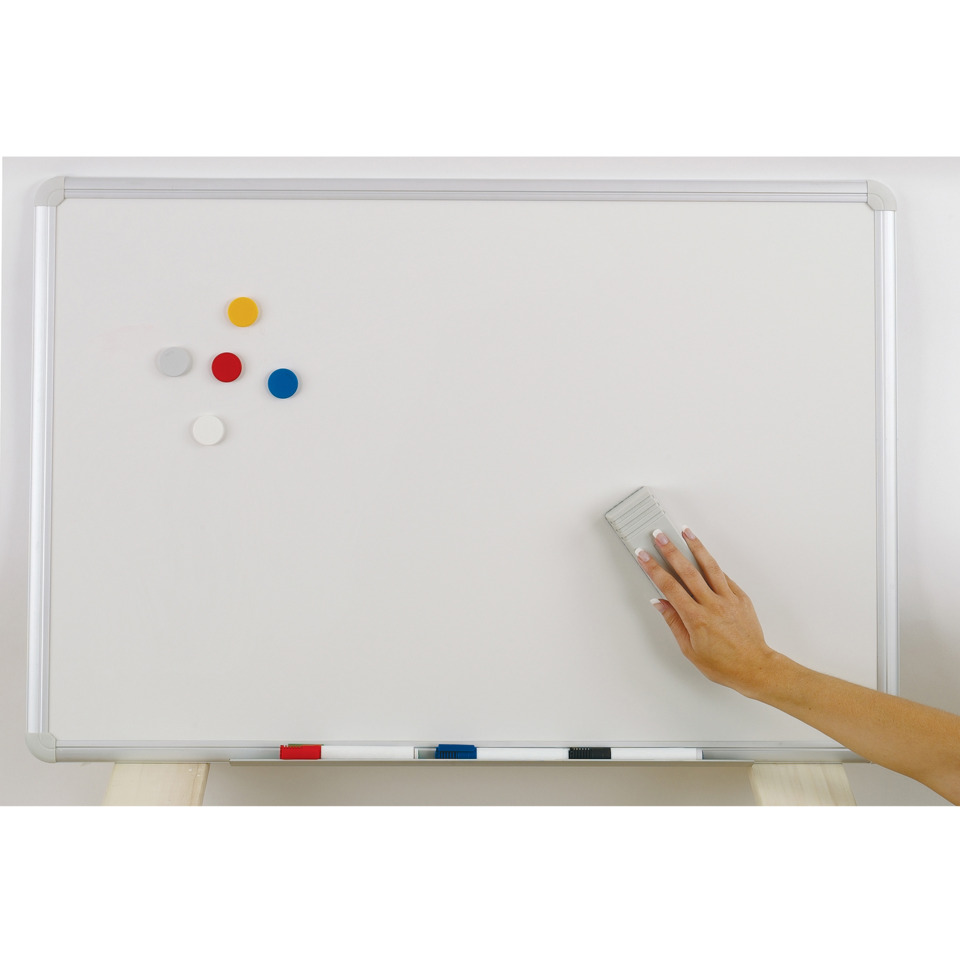 Whiteboard, Magneten, Marker-Schale, Hand-Radierer, Farbmagneten