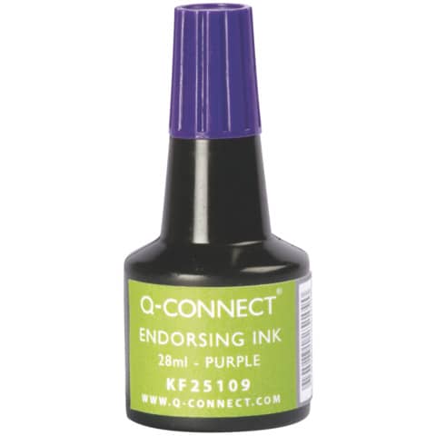 Stempelfarbe ohne Öl, 28ml, violett Q-CONNECT KF25109