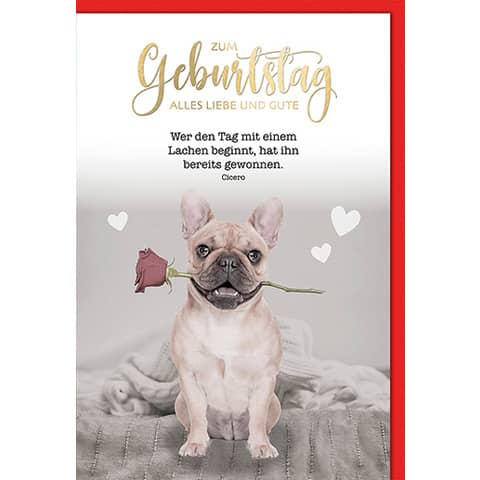 Geburtstagskarte Braun+ Company 5005-23130