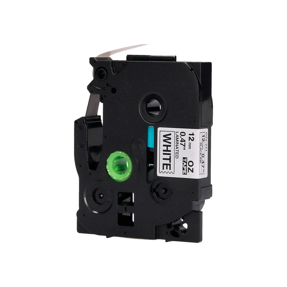 Tape cartridge, Weißes Band, 0,47 mm?, Etikettenband, Weißes Band