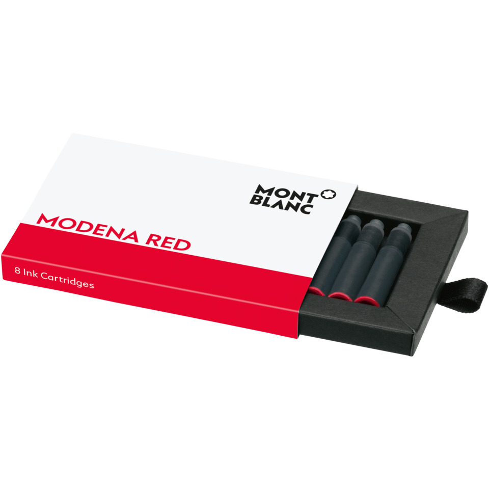 Tintenpatrone, Modena Red, Montblanc, Kassette, 8 Tintenpatronen