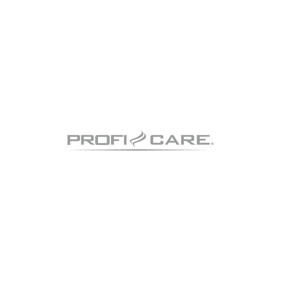 Logo, Profi Care, Markenzeichen, graues Logo, zentriertes Design
