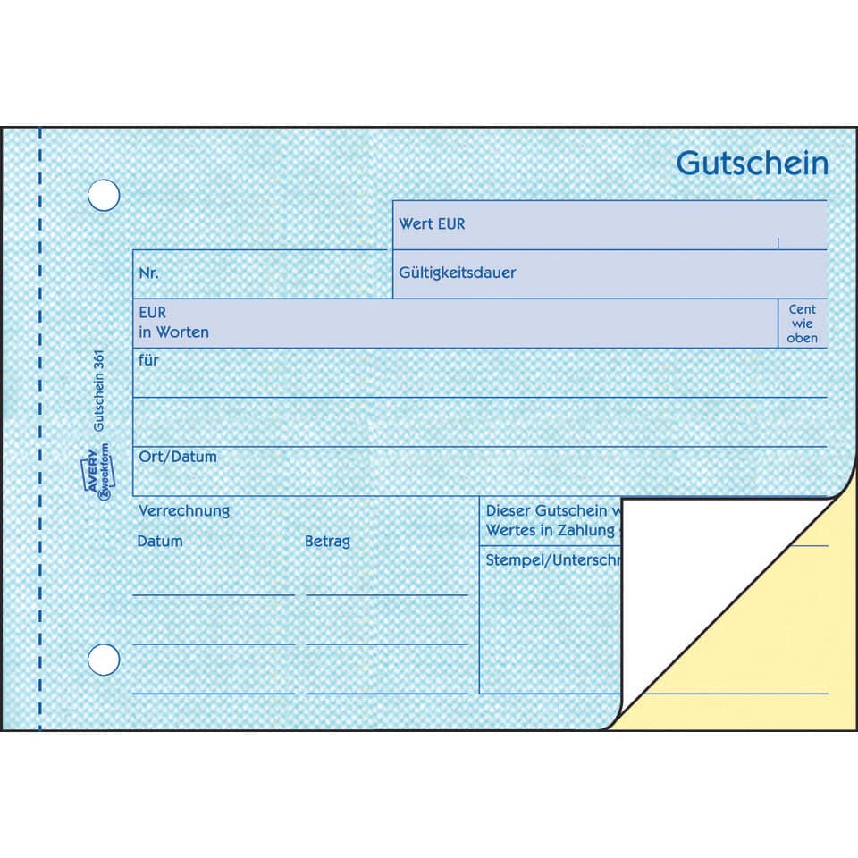 Gutschein, Geschenkgutschein, Kartenformat, Blau, Geldschein