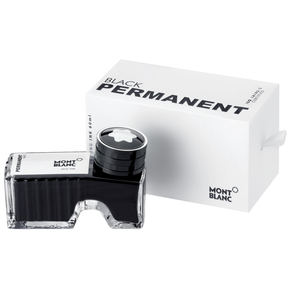 Tintenbehälter, Tintenfass, Montblanc, Schwarz, Kugelschreibertintenbox