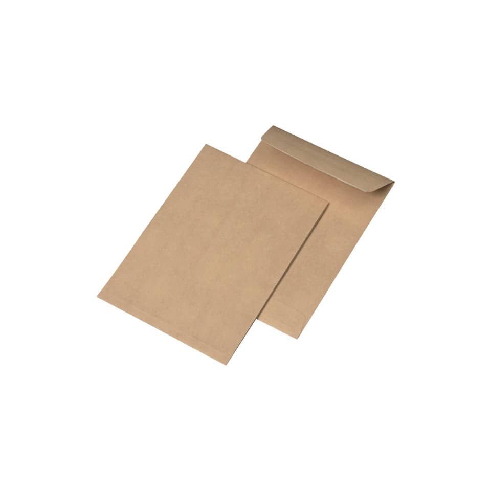 Kartonhülle, Schütztasche, Briefumschlag, Papierhülle, Braun