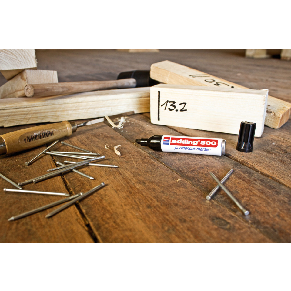 Holzarbeiten, Nagel, Markierstift, Holzbock, Werkzeug