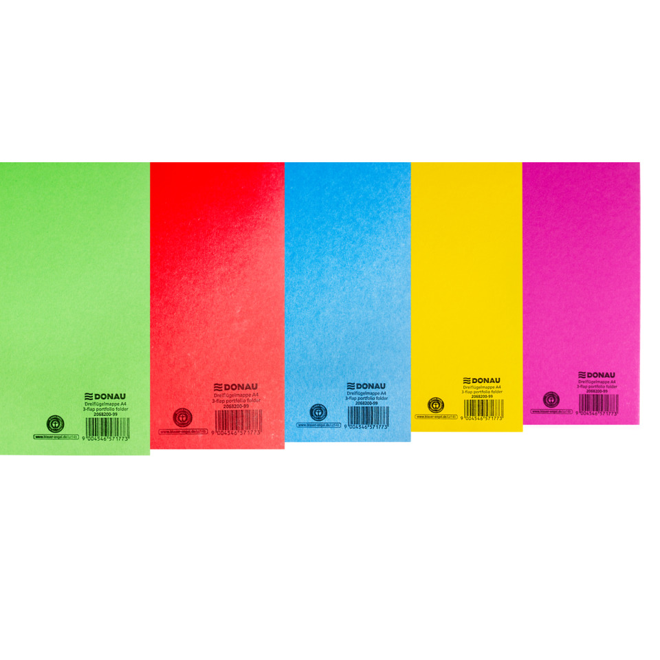 neon colors, A4 folders, colorful folders, plastic cover, barcode label