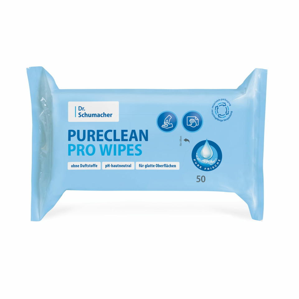 Feuchttücher, Pro Wipes, Putzlappen, sanft, 50 Stk