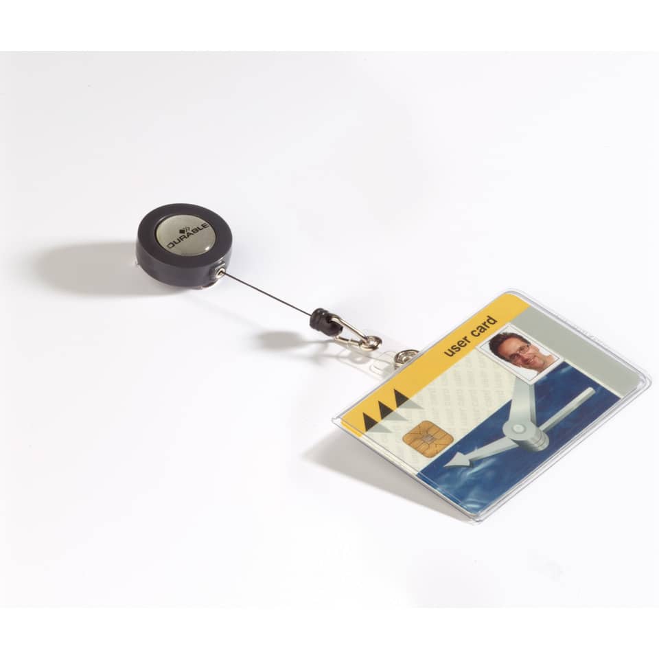  retractable,  Ausweisklemme,  Kartenhalter,  Kabelclip,  ID-Card