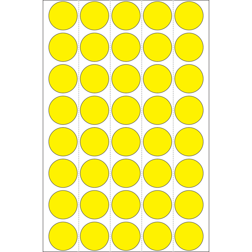 gelbe kreise, kreisplatten, mustertafel, drucken, layout